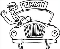 Taxi Driver Clipart Black And White