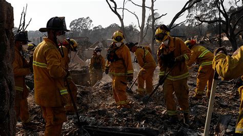 California Wildfires Firefighters Make Progress In Containment Ahead Of ‘dangerous Winds — Rt