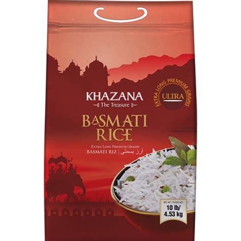 Khazana The Treasure Basmati Rice Ultra 10 Lb Bidmeshk