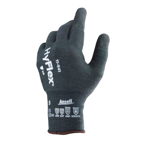 Ansell HyFlex Foam Nitrile Coated A4 Cut Resistant Gloves 11 541 08