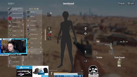 Shroud And Just9n GLOCK P18C SUPPRESSOR ONLY Win DUO FPP PUBG