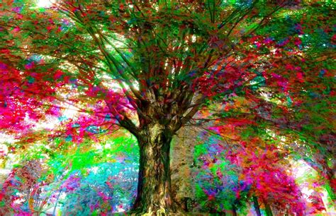 Пазл Цветное дерево — собрать пазл онлайн | Tree artwork, Tree painting ...