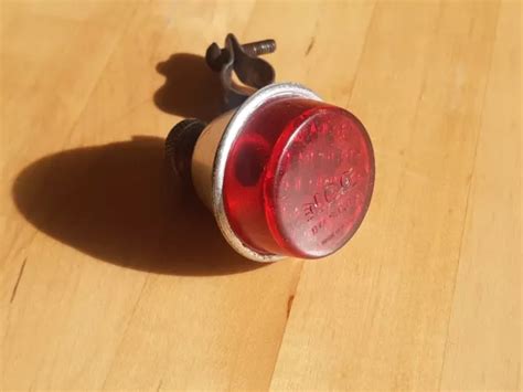 ANCIEN FEU PHARE arrière JOS vélo vintage bicycle Singer Herse Routens