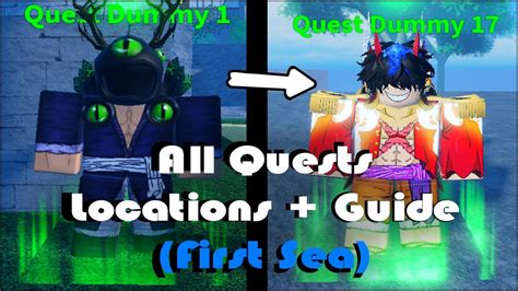 AOPG All Islands And Quests Locations Guide First Sea A 0ne Piece