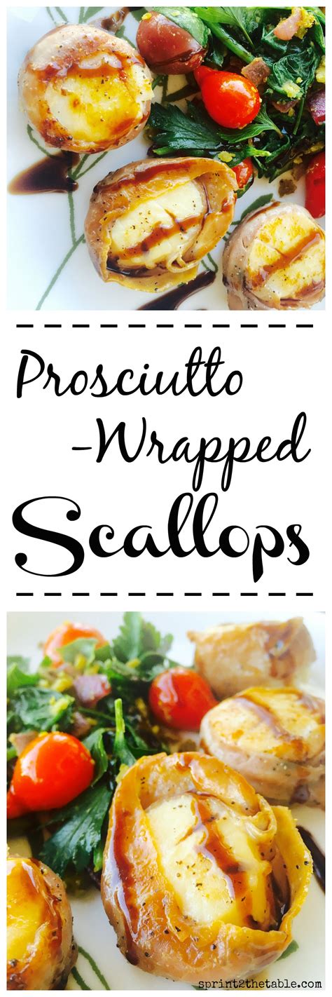 Prosciutto Wrapped Scallops With Balsamic [recipe]