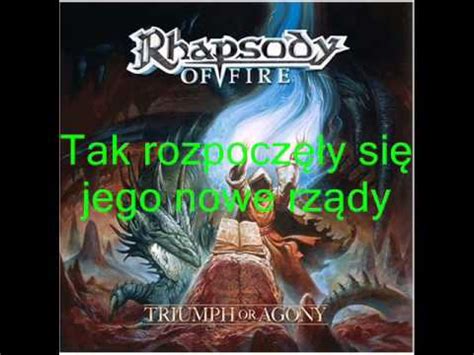 Rhapsody Heart Of The Darklands polskie tłumaczenie YouTube