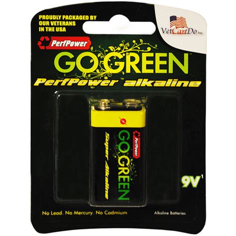 Perfpower Gogreen V Alkaline Battery B H Photo Video