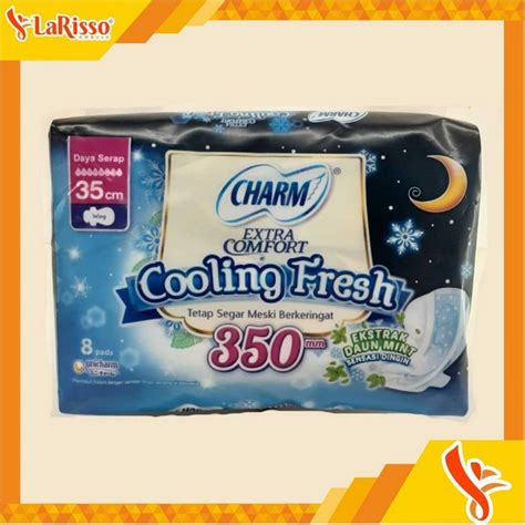 Jual Charm Pembalut Cooling Fresh Night Wing 35cm Isi 8 Pads Shopee