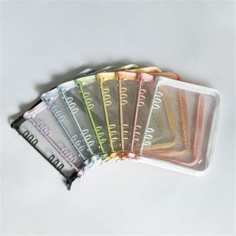 Shop A5 6 Ring Photocard Glitter Zipping Binder At Kkang