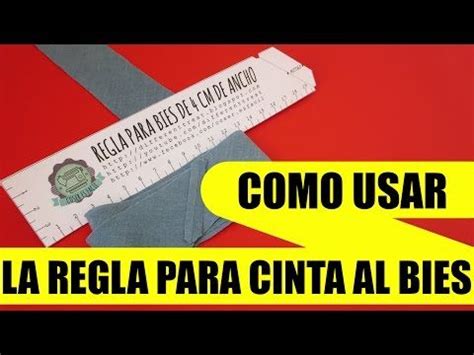 Como Usar La Regla Para Cortar Y Unir Cintas Al Bies Reglas De