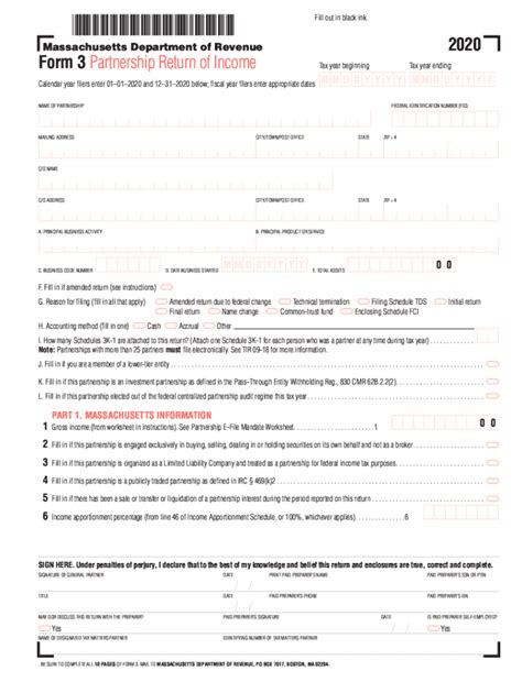 Ma Form 3 Instructions 2023 Fill Out And Sign Online Dochub