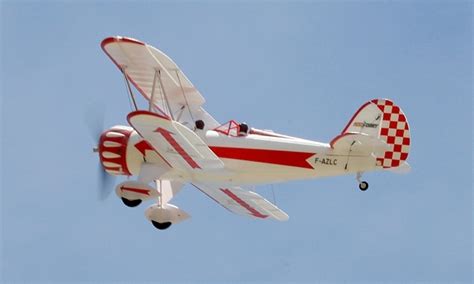 Waco RC BiPlane RTF Red & White by RocHobby - Roc Hobby