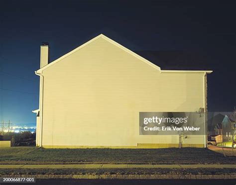 1871 Suburb House At Night Stock Photos High Res Pictures And Images