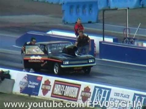 TRICK AND MANSWETO RACING V8 FORD CAPRI IENIL8 RUNS 7 13 194 MPH