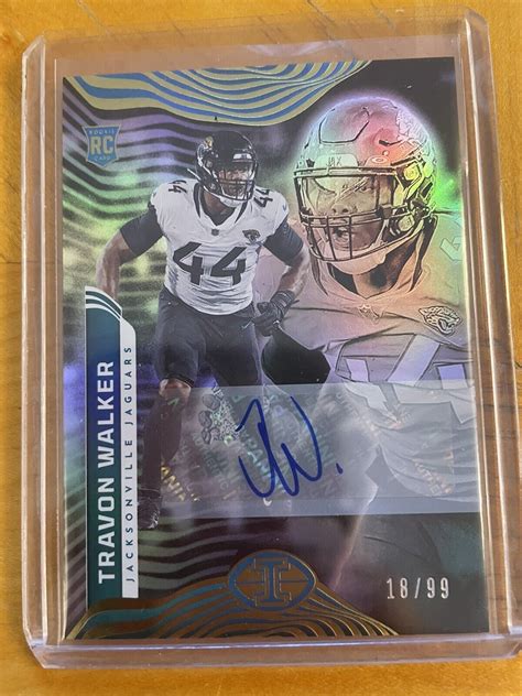 Travon Walker 2022 Panini Illusions Auto RC 99 Jaguars EBay