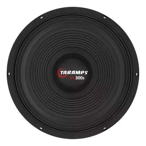 Alto Falante Woofer Taramps Vl S Pol W Rms Ohms Frete Gr Tis