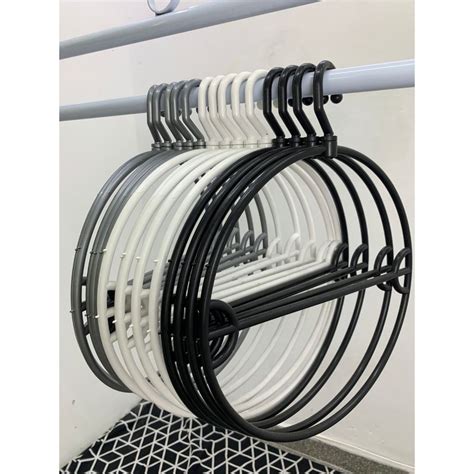 Cabide Redondo Girat Rio Preto Branco Cinza Para Lingerie Ou Biqu Ni Shopee Brasil