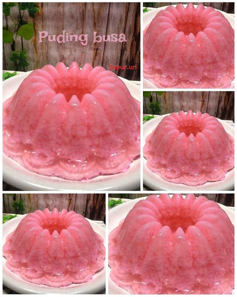 7 Resep Kreasi Puding Busa Enak Manis Dan Praktis