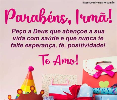 Mensagem De Aniversário Para Irmã Feliz Aniversário