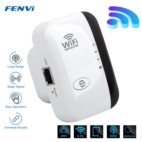 R P Teur WiFi Sans Fil 300Mbps Extension WiFi Amplificateur Booster