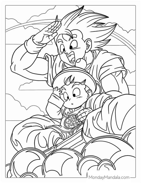 Goku Coloring Pages Free Pdf Printables Off