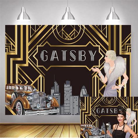 Great Gatsby Party Backdrop