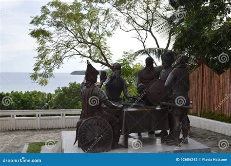 The Significant Blood Compact Site In Bohol Editorial Photography