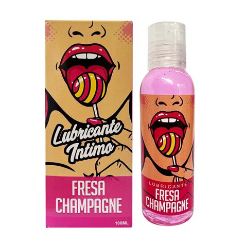 Lubricante Intimo Comestible Fresa Champagne Hot Lub Sensualove