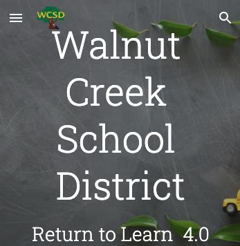 Walnut Creek School District / Homepage