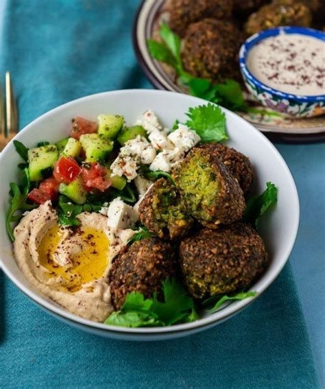 Mediterranean Falafel Bowl With Tahini Yogurt Sauce Artofit