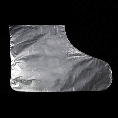 100Pcs Disposable Plastic Foot Cover Transparent Paraffin Bath Liner