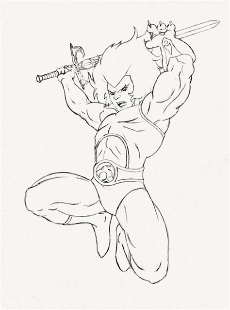 Coloring With Thunder Cats Coloring Pages Coloring Books Coloring
