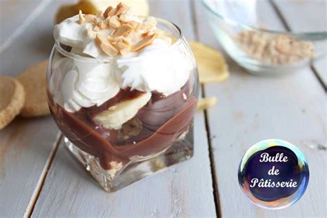 Verrines Bananes Chocolat Caramel Chantilly Recette Facile