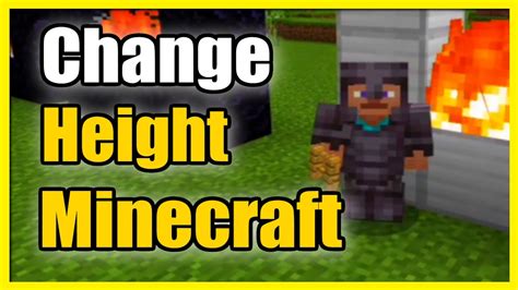 How To Change Player Size Or Height In Minecraft Taller Or Smaller