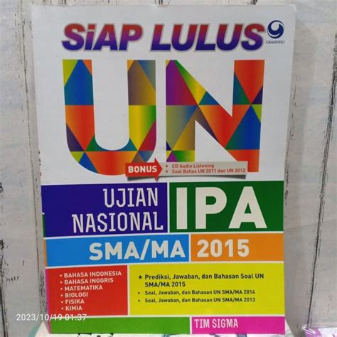 Jual Ori Buku Siap Lulus Un Ujian Nasional Ipa Sma Ma Karangan By Tim