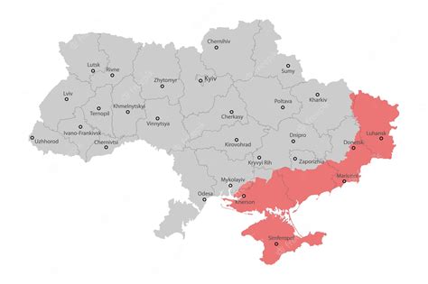 Ukraine Political Map