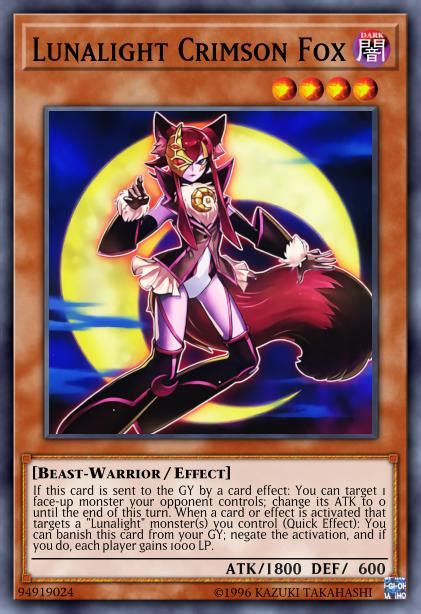 Lunalight Crimson Fox Decks And Tips Yugioh Duel Links Gamea