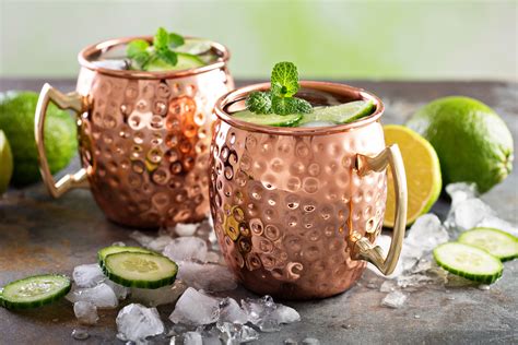 Moscow Mule Becher Perfekt für erfrischende Getränke M Dubach