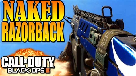 CoD BO3 NAKED RAZORBACK GAMEPLAY YouTube