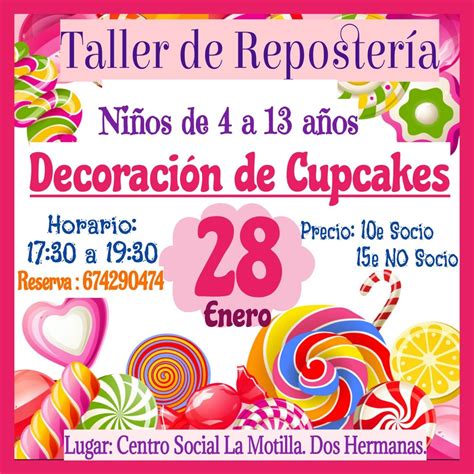 Taller de repostería infantil en el CS La Motilla doshermanas