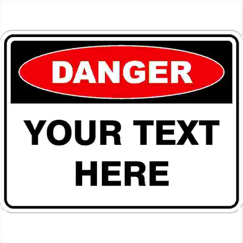 DANGER SIGN - CUSTOM | Discount Safety Signs New Zealand