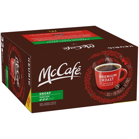 Mccafe Premium Roast Decaf Coffee K Cup Pods Ct Box Walmart