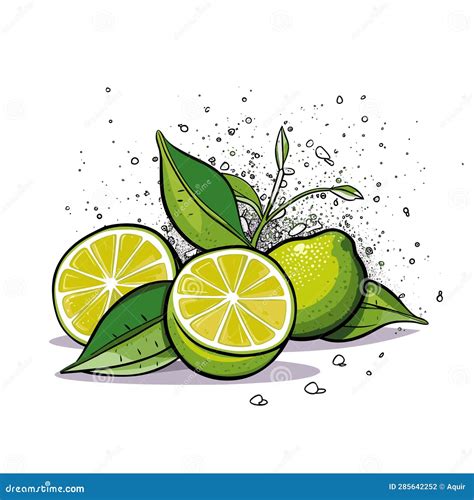 Lemon Hand Drawn Illustration Lemon Vector Doodle Style Cartoon