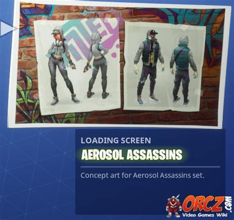 Fortnite Battle Royale Loading Screen Aerosol Assassins