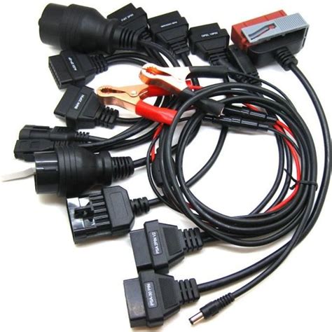 Obd Obd2 Obdii Adaptateur Adapter Cable Pack For Autocom Cdp Pro Car