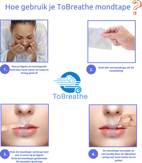 Tobreathe Anti Snurk Mond Tape Anti Snurk Pleisters Beter Slapen