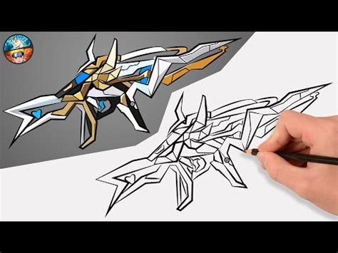 Free Fire Drawing Evo Xm Gun Skin Guardian Of Destiny How To Draw