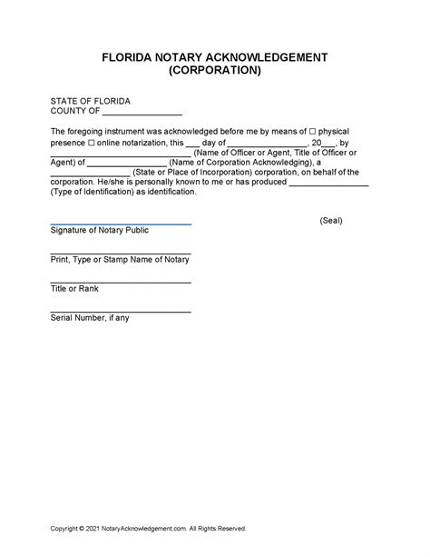 Sample Of A Notary Acknowledgement Sample Templates Sample Templates ...