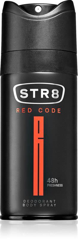 Str Red Code Deodorant Spray Hair Accessory For Men Notino Co Uk