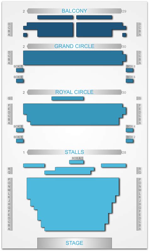 Wyndhams Theatre Seating Plan - London Theatre Tickets